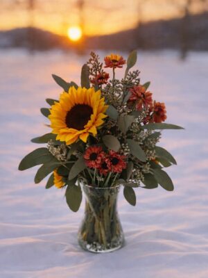 "Sunset Serenade" Valentine’s Day Arrangement (Small)