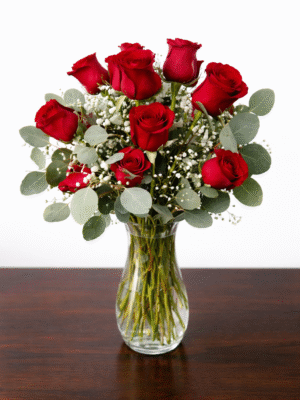 "Forever Yours" Rose Vase Arrangement