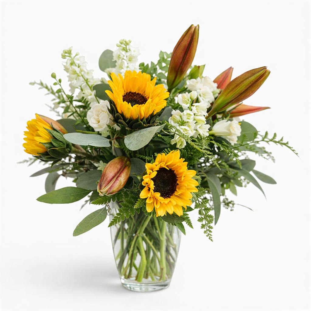 "Golden Glow" Vase Arrangement