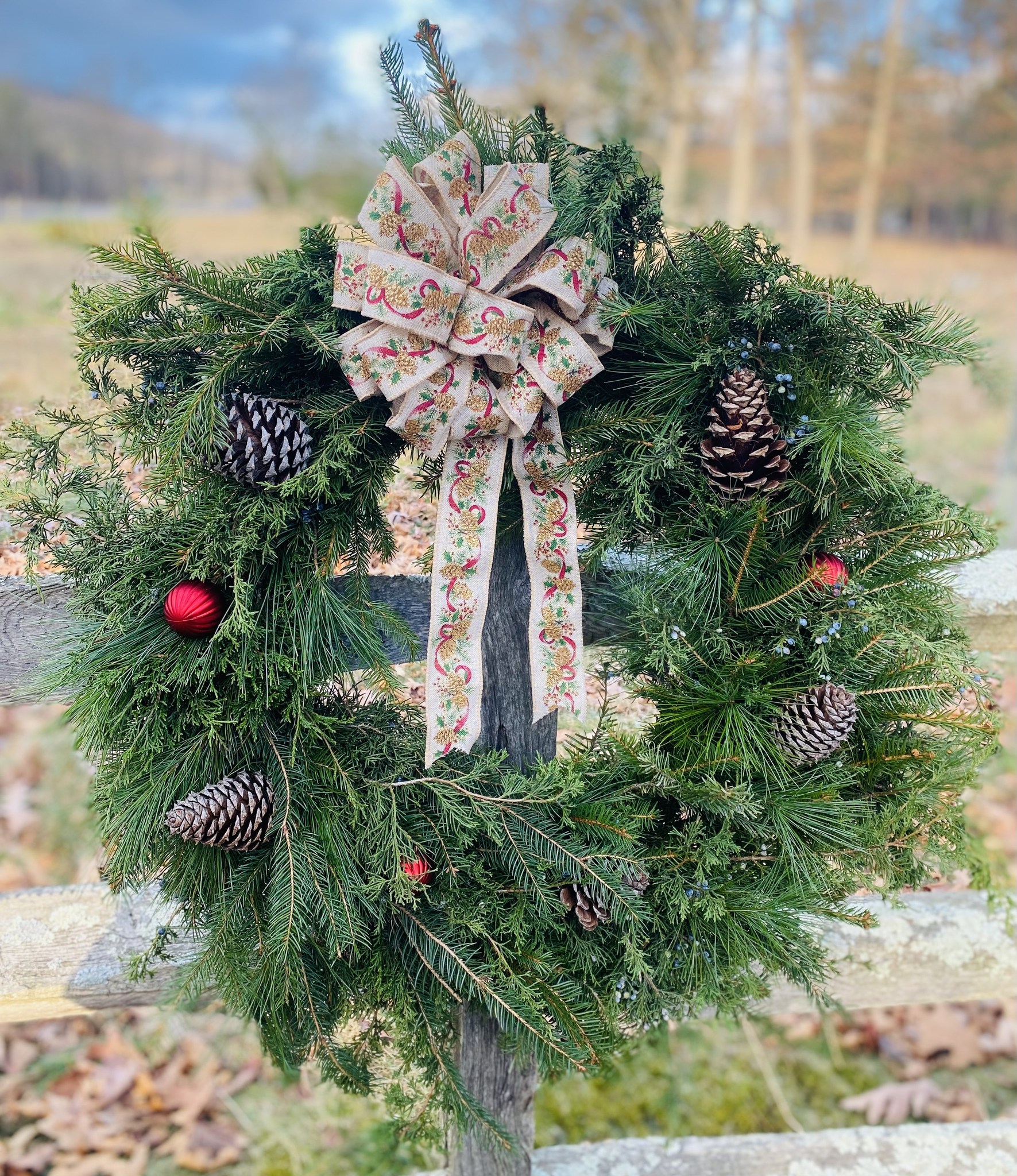Country Christmas Wreath