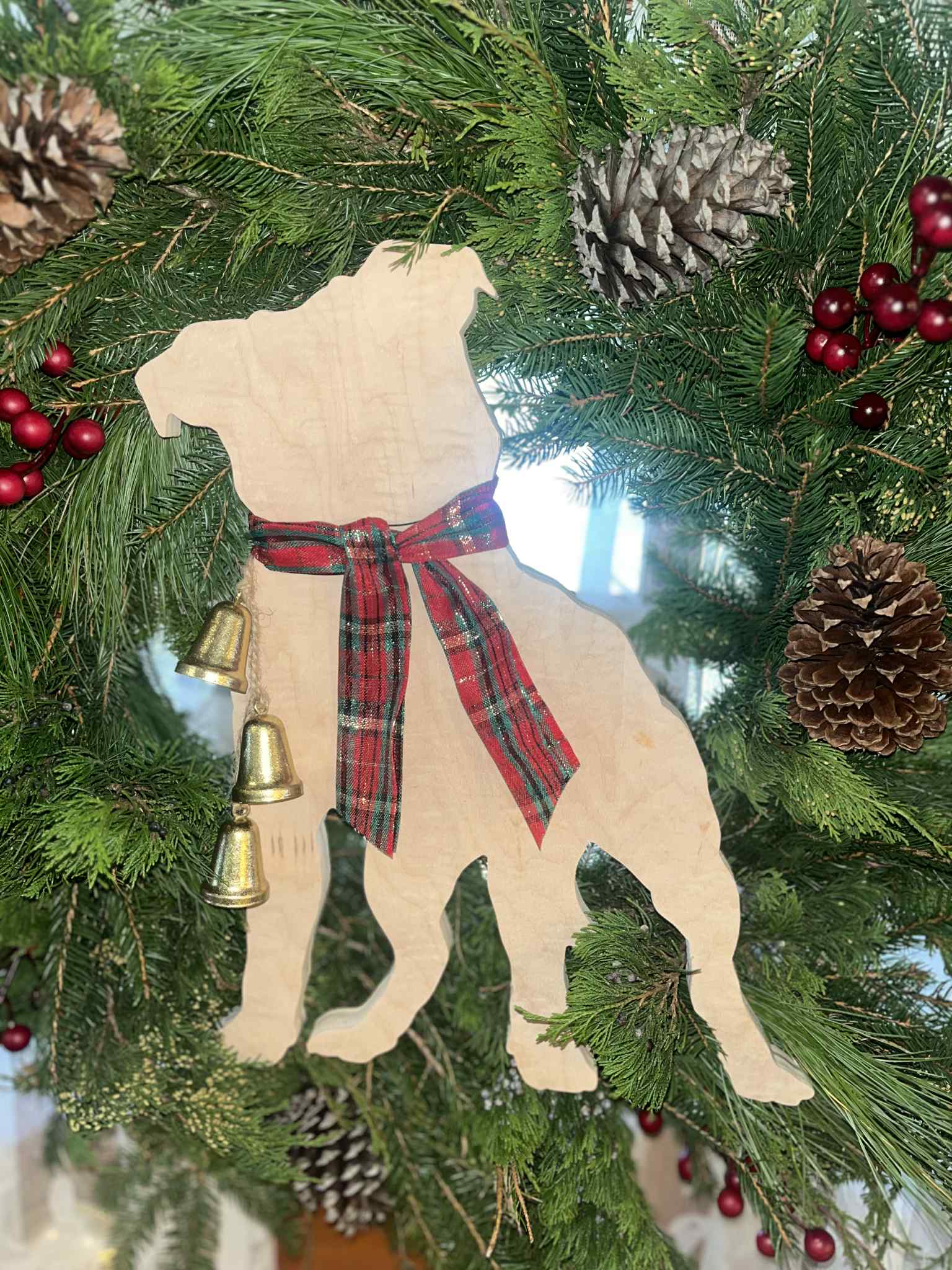 Santa Paws Holiday Wreath - Image 2